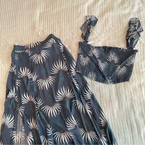 NWOT Two Piece Set. Top and Maxi Skirt.